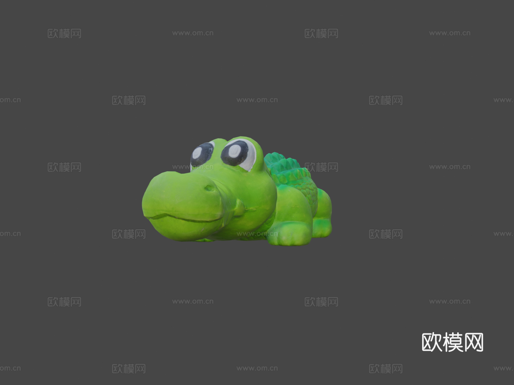 鳄鱼狗玩具3D扫描su模型