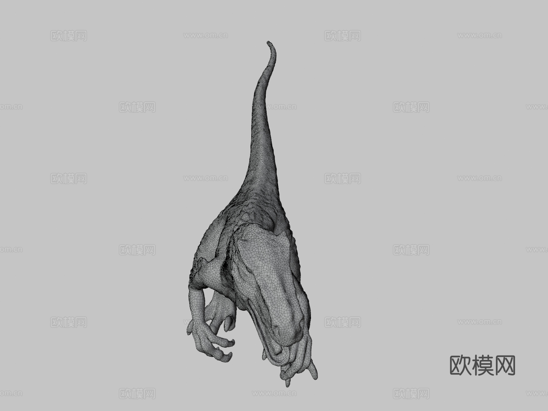 思乐恐龙14585伶盗龙-照片扫描su模型