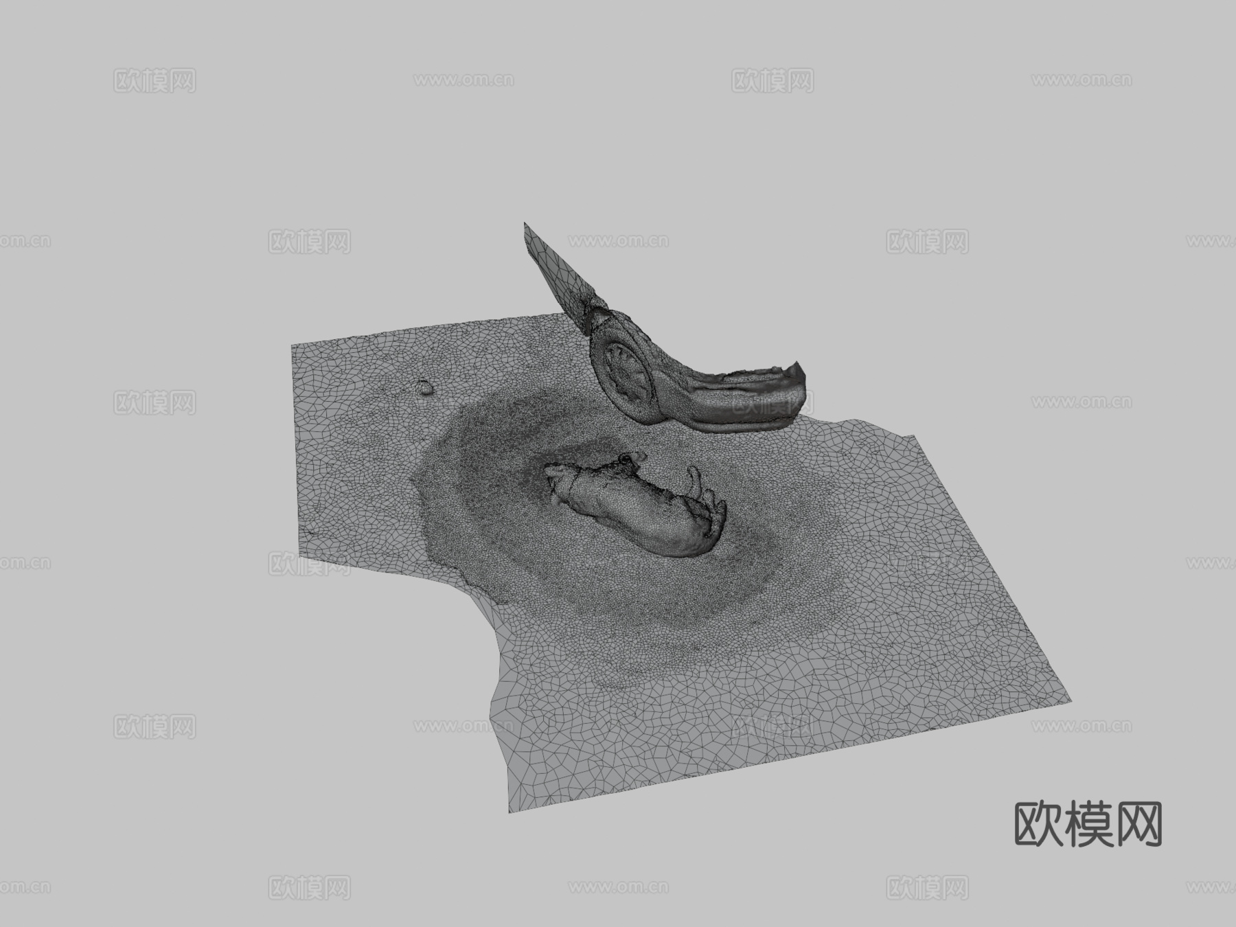 睡觉的狗03su模型