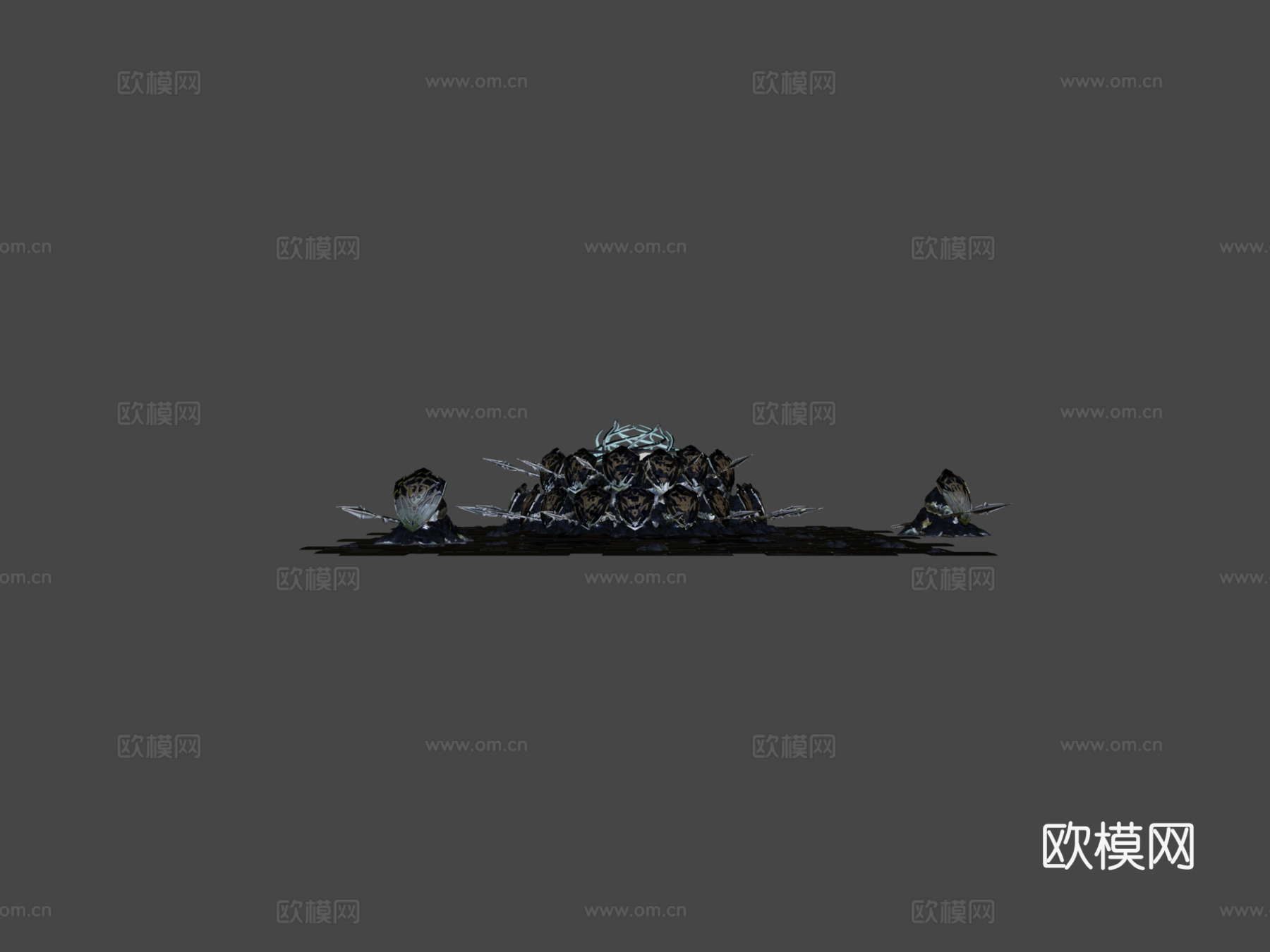 同人画-恶魔之魂-方阵兵su模型