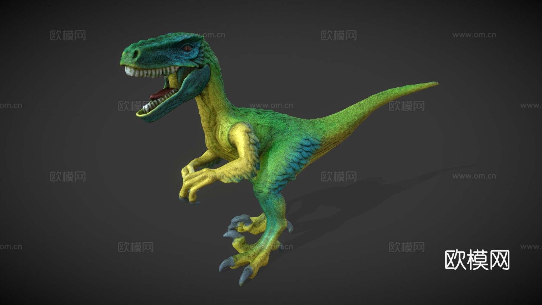 思乐恐龙14585伶盗龙-照片扫描su模型