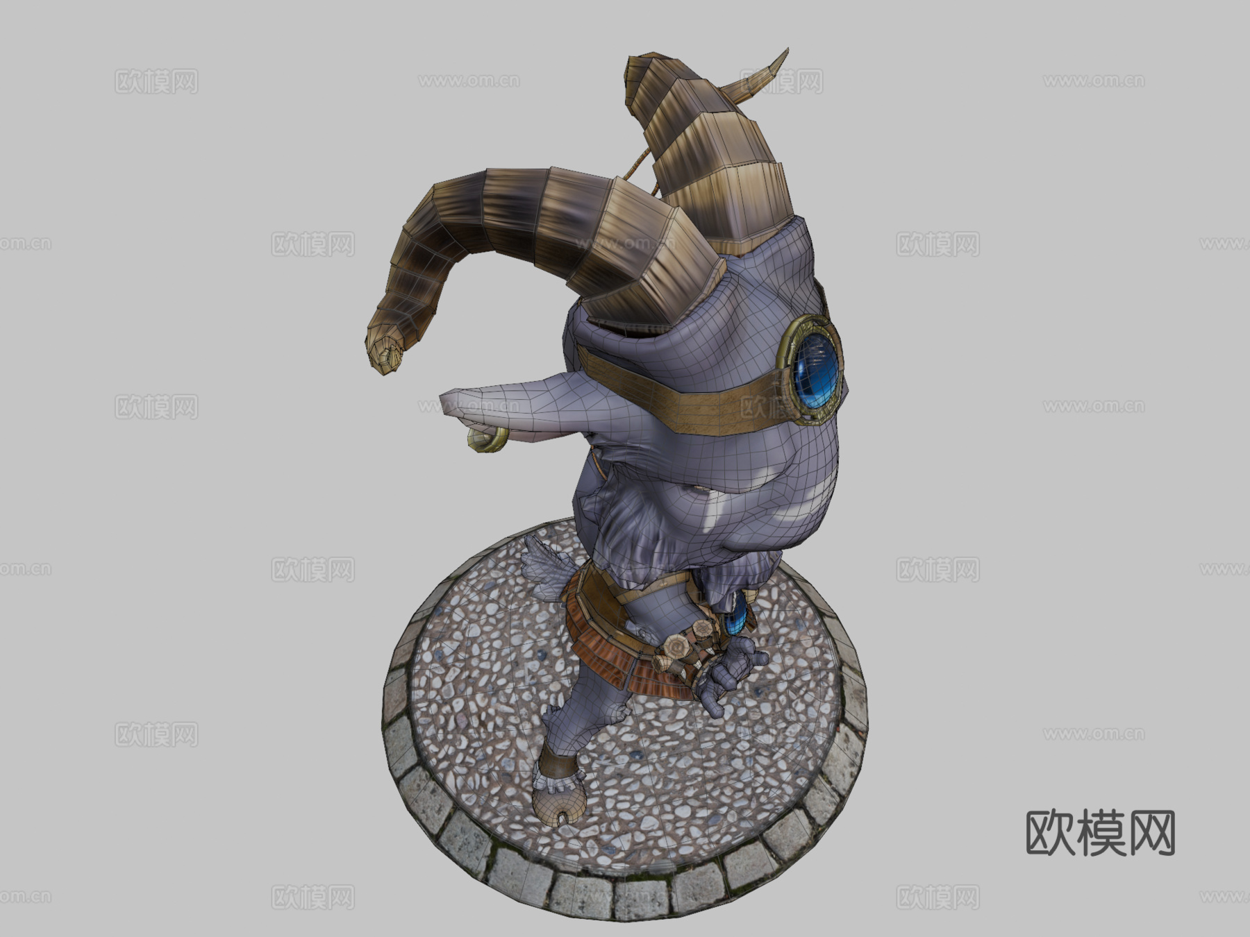 山羊-SKETCHFAB-02su模型