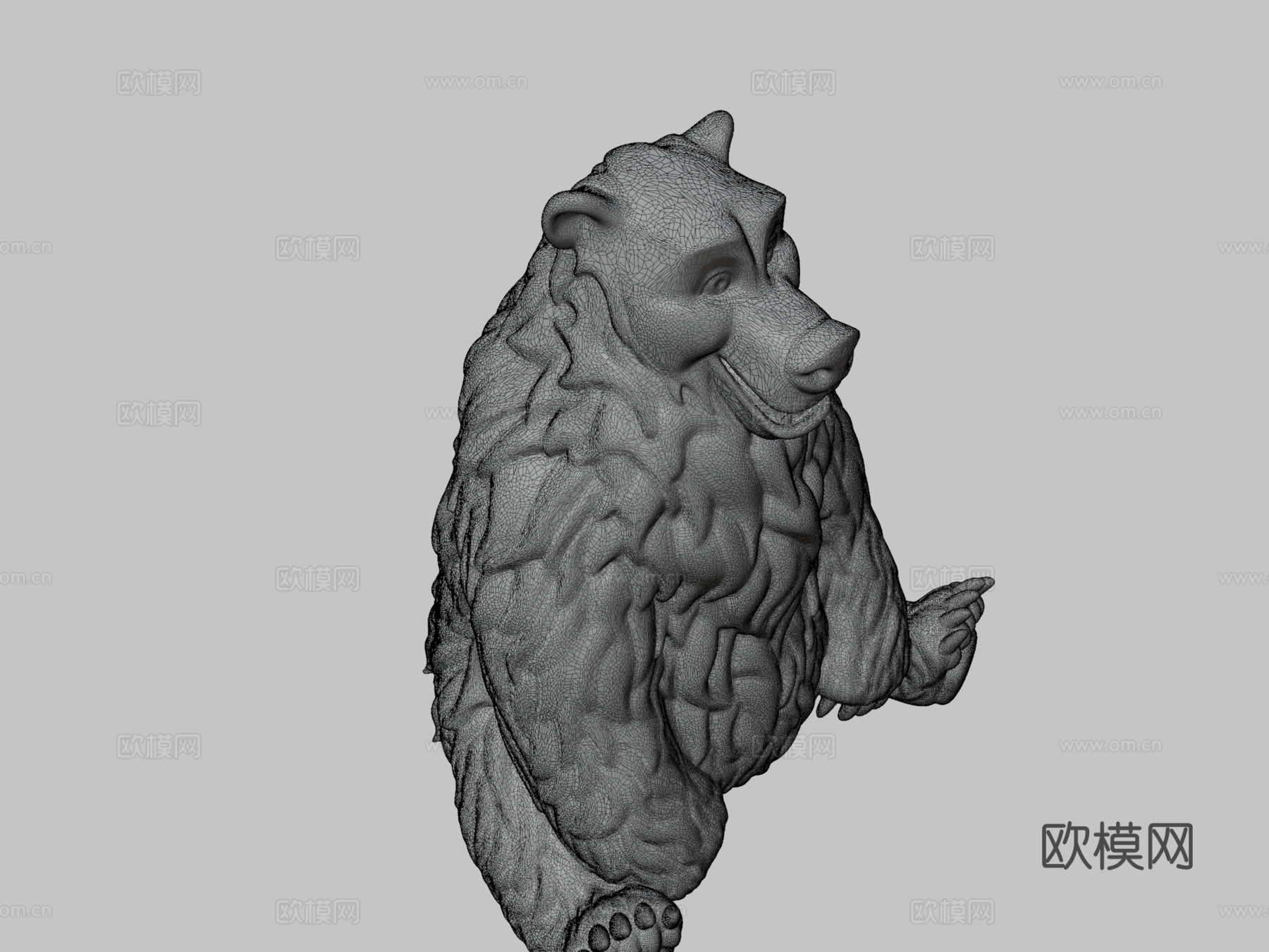 卡通熊su模型