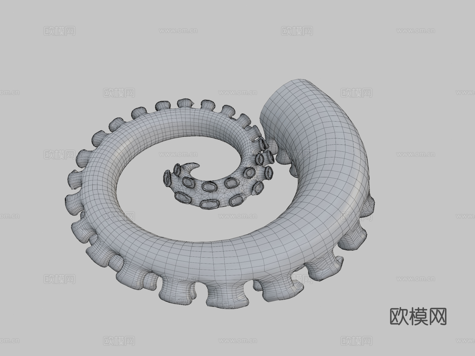 触手su模型下载（渲染图2）