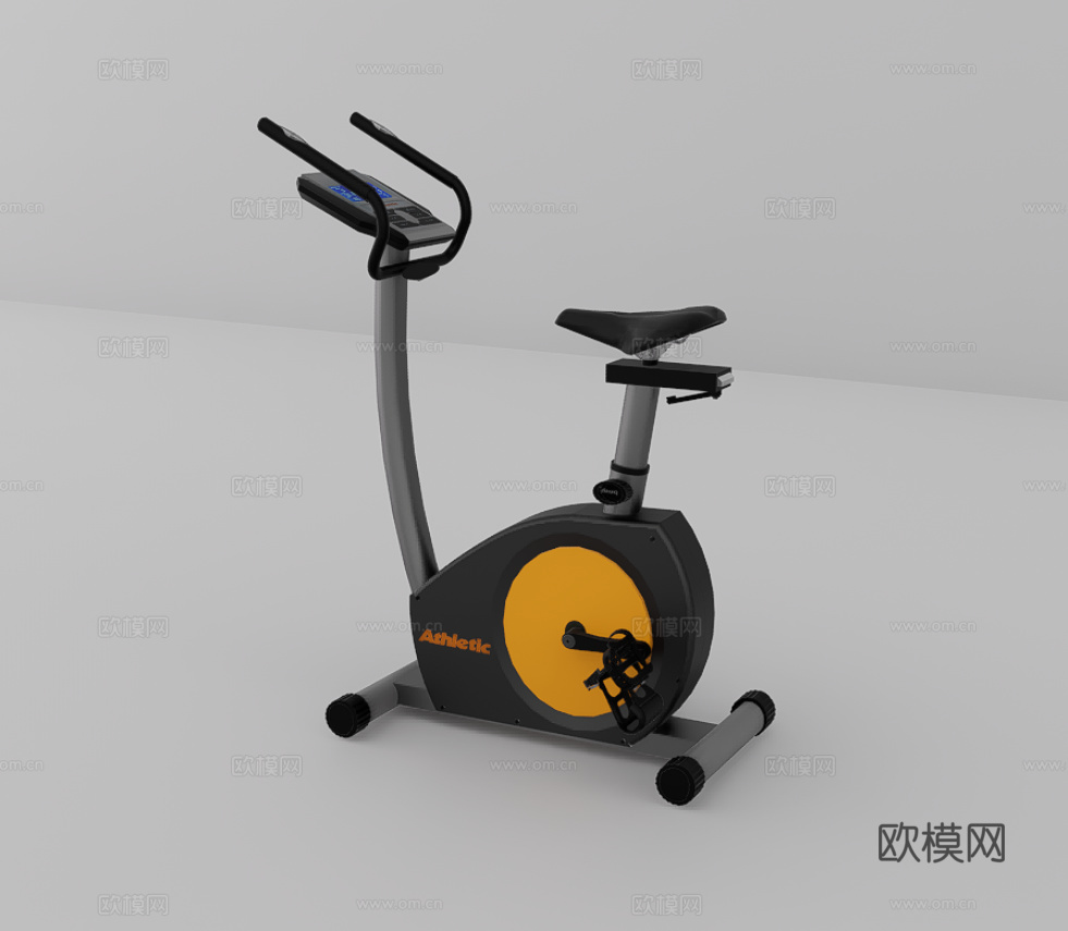 健身器材su模型下载（渲染图1）