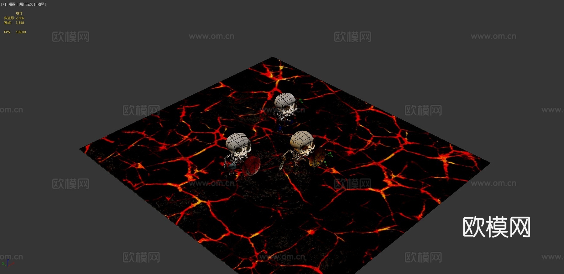 骷髅小队su模型