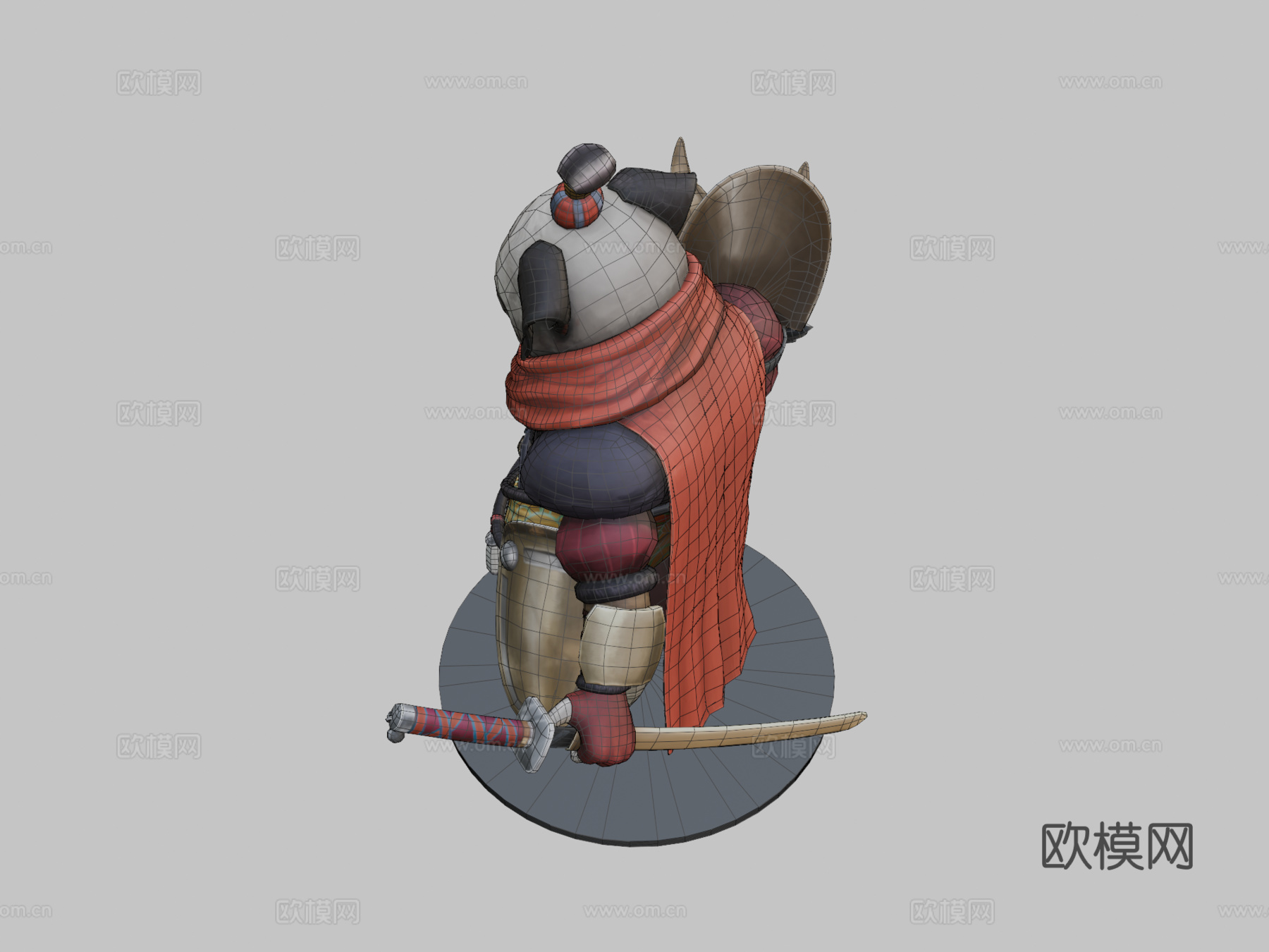 武士哈巴狗su模型