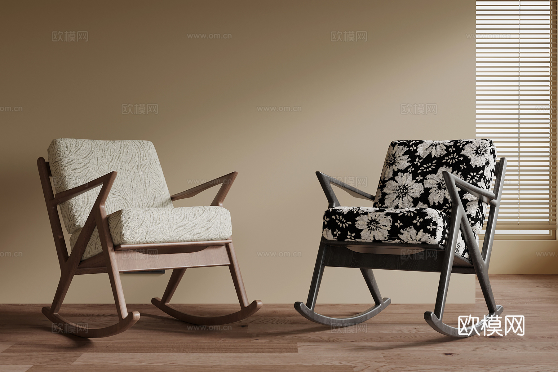 法式中古风躺椅 休闲椅3d模型下载