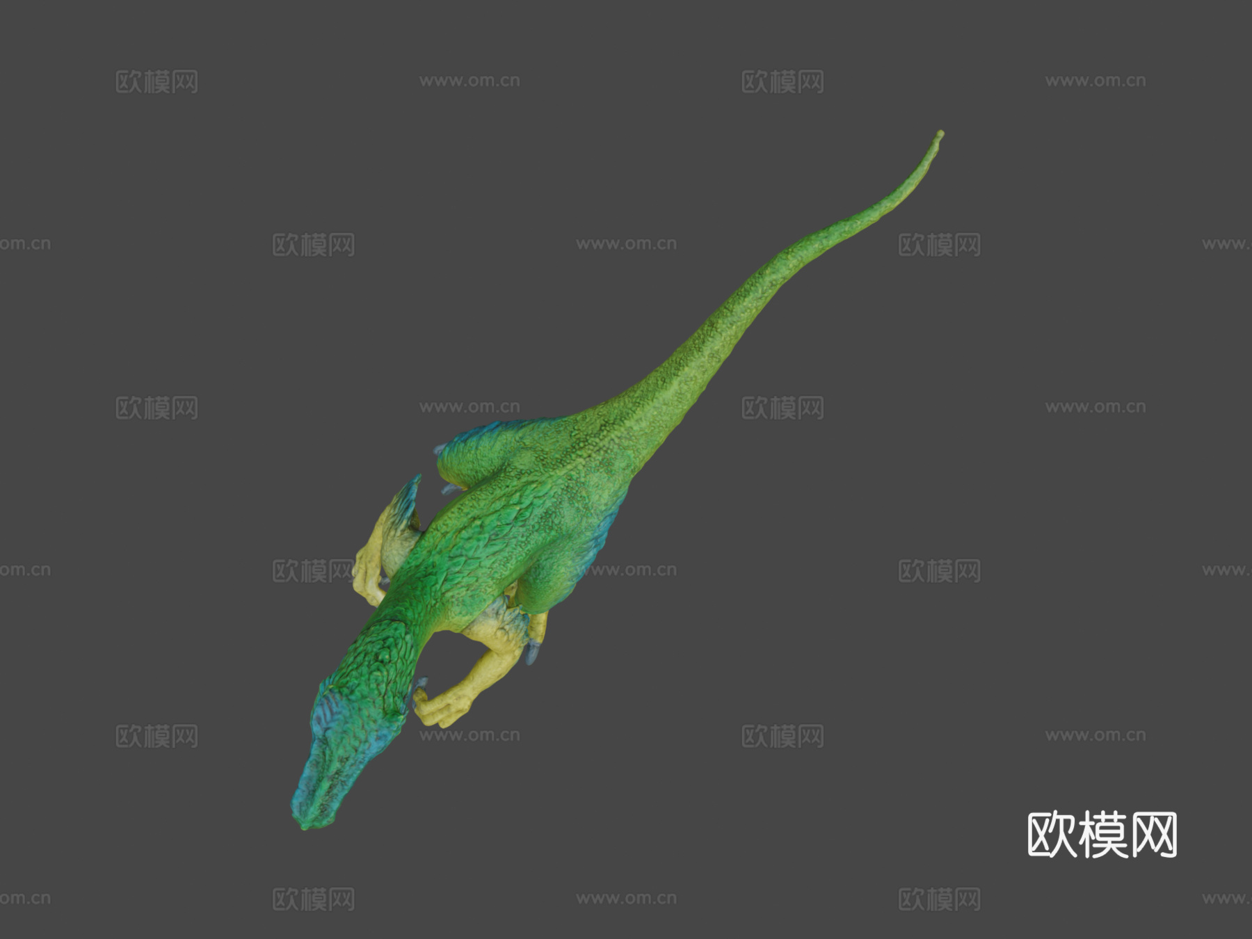 思乐恐龙14585伶盗龙-照片扫描su模型