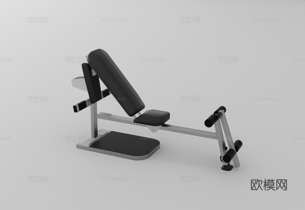 健身器材su模型