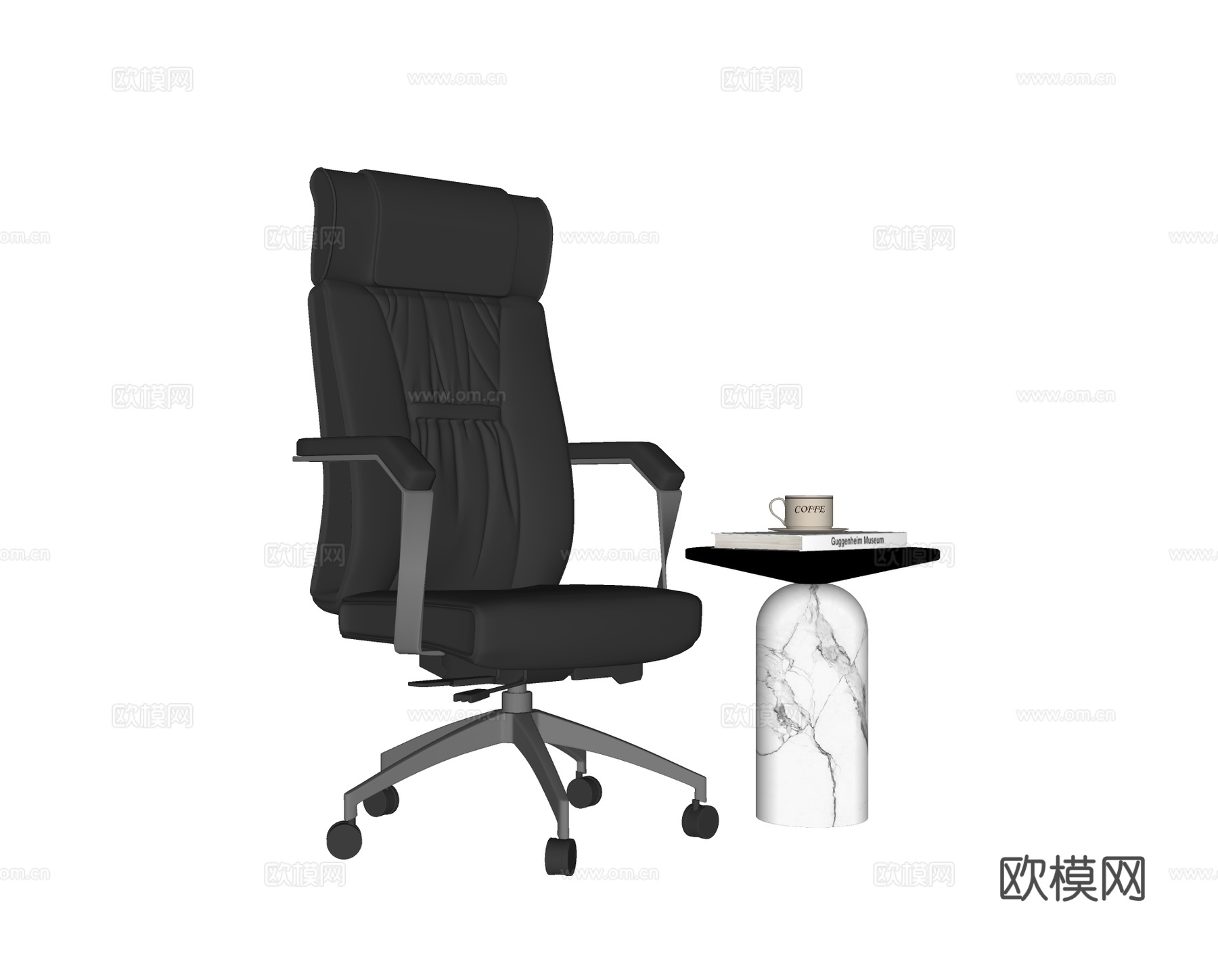 现代办公椅su模型