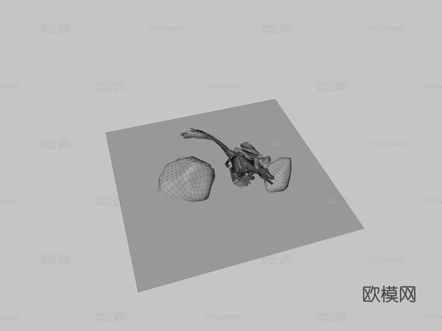 蒙古伶盗龙su模型