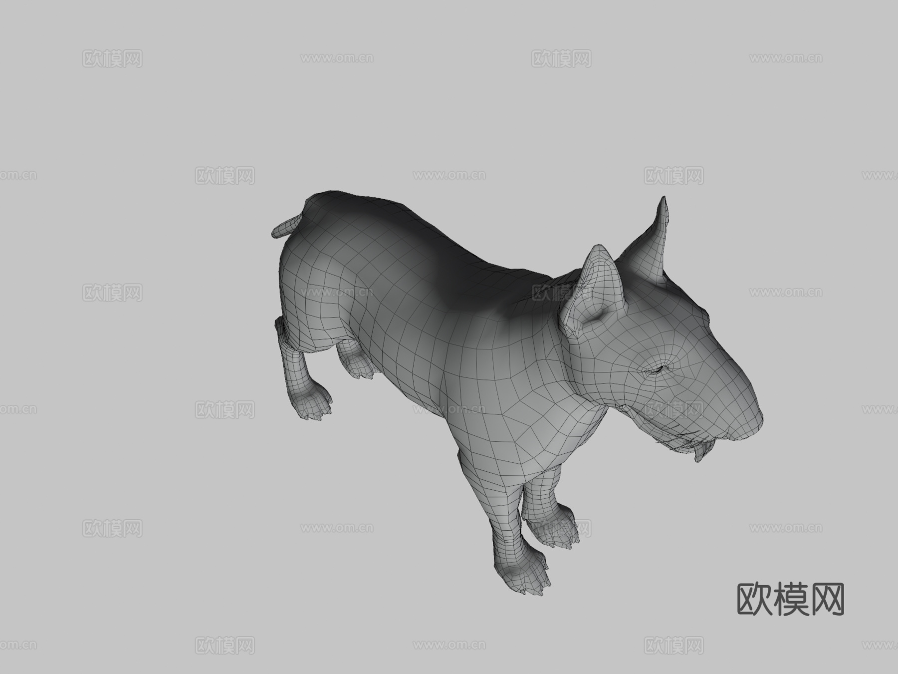 狗-斗牛梗su模型