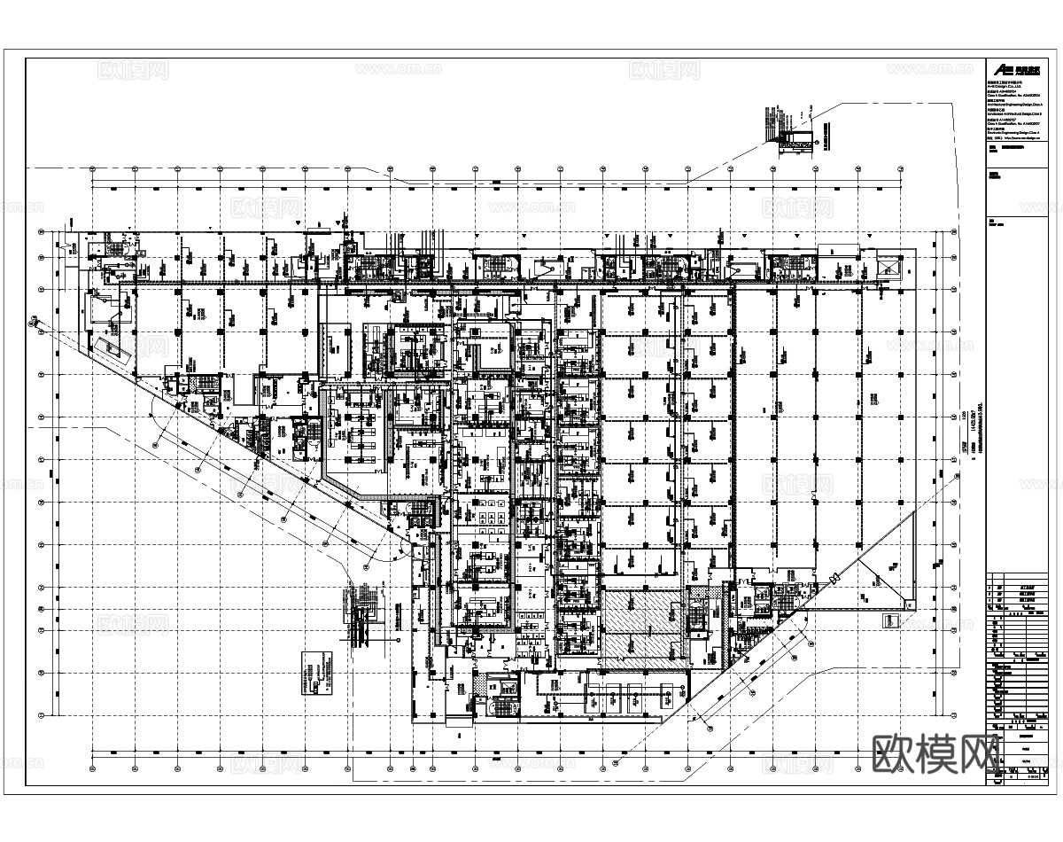 南方科技大学科研楼电气施工图cad施工图