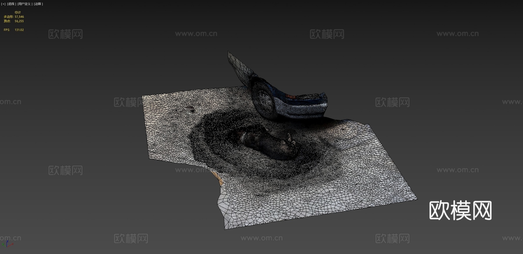 睡觉的狗03su模型