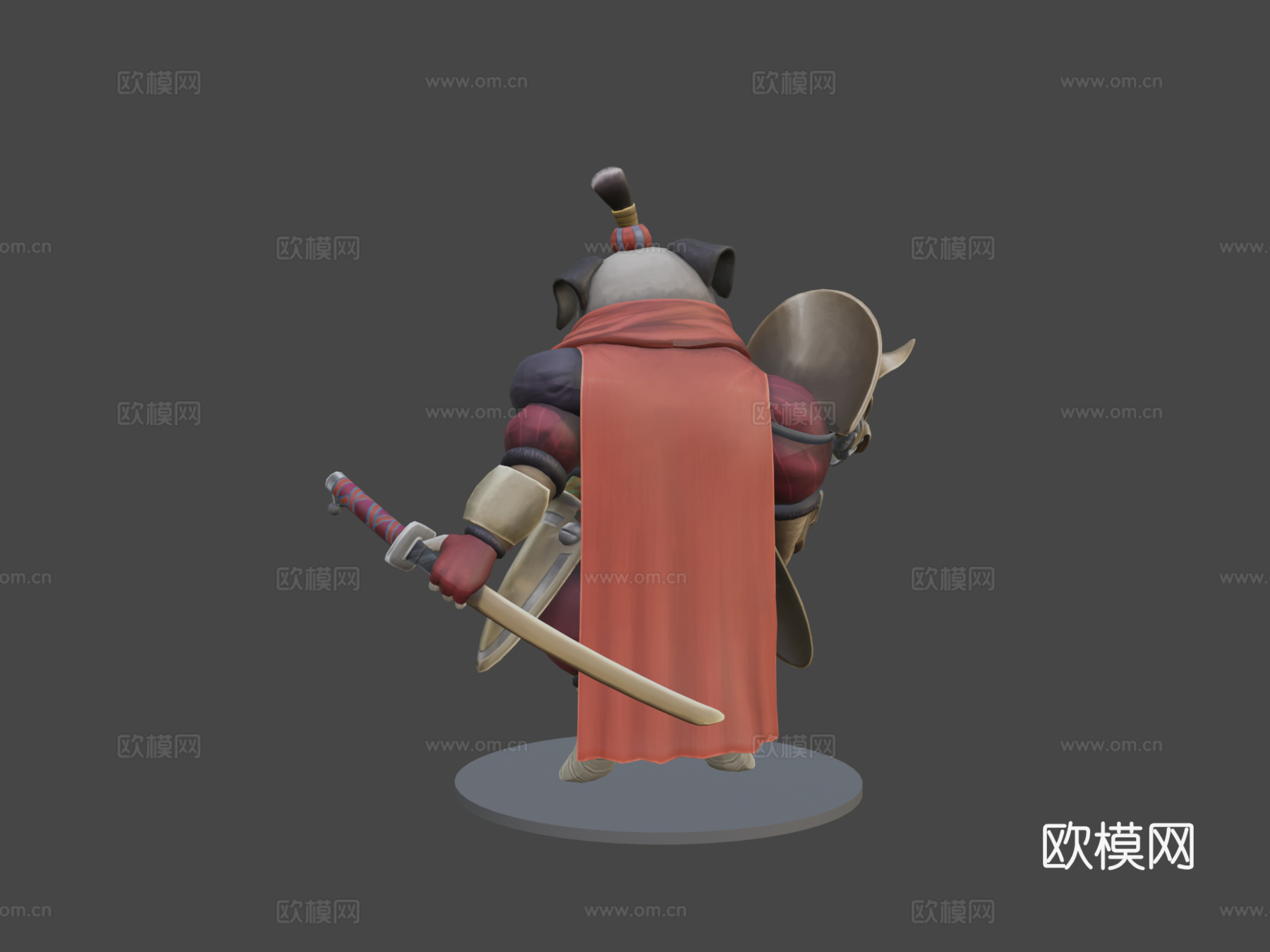 武士哈巴狗su模型