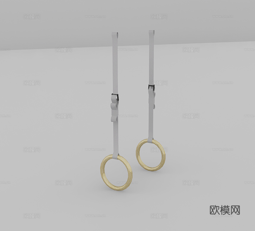 健身器材吊环su模型
