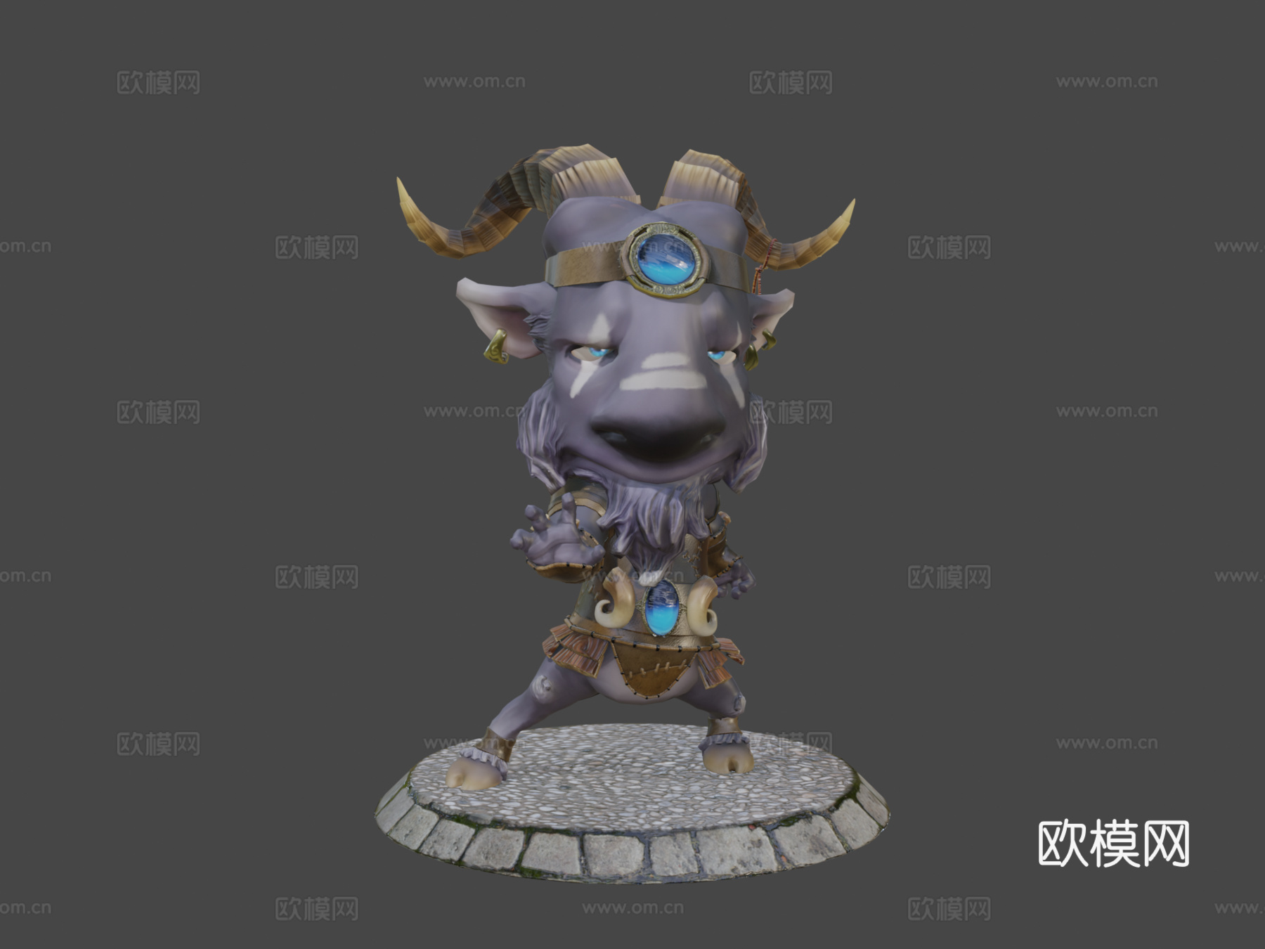 山羊-SKETCHFAB-02su模型