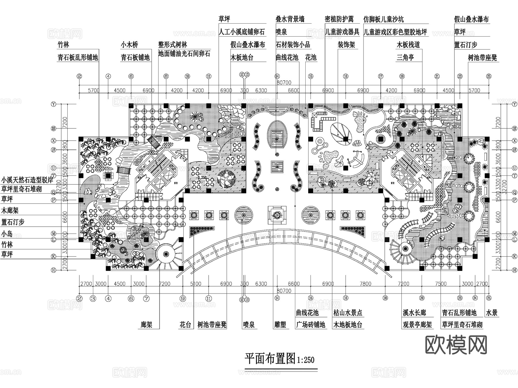 庭苑花园别墅庭院庭园私家花园景观CAD平面施工图集 40套cad施工图