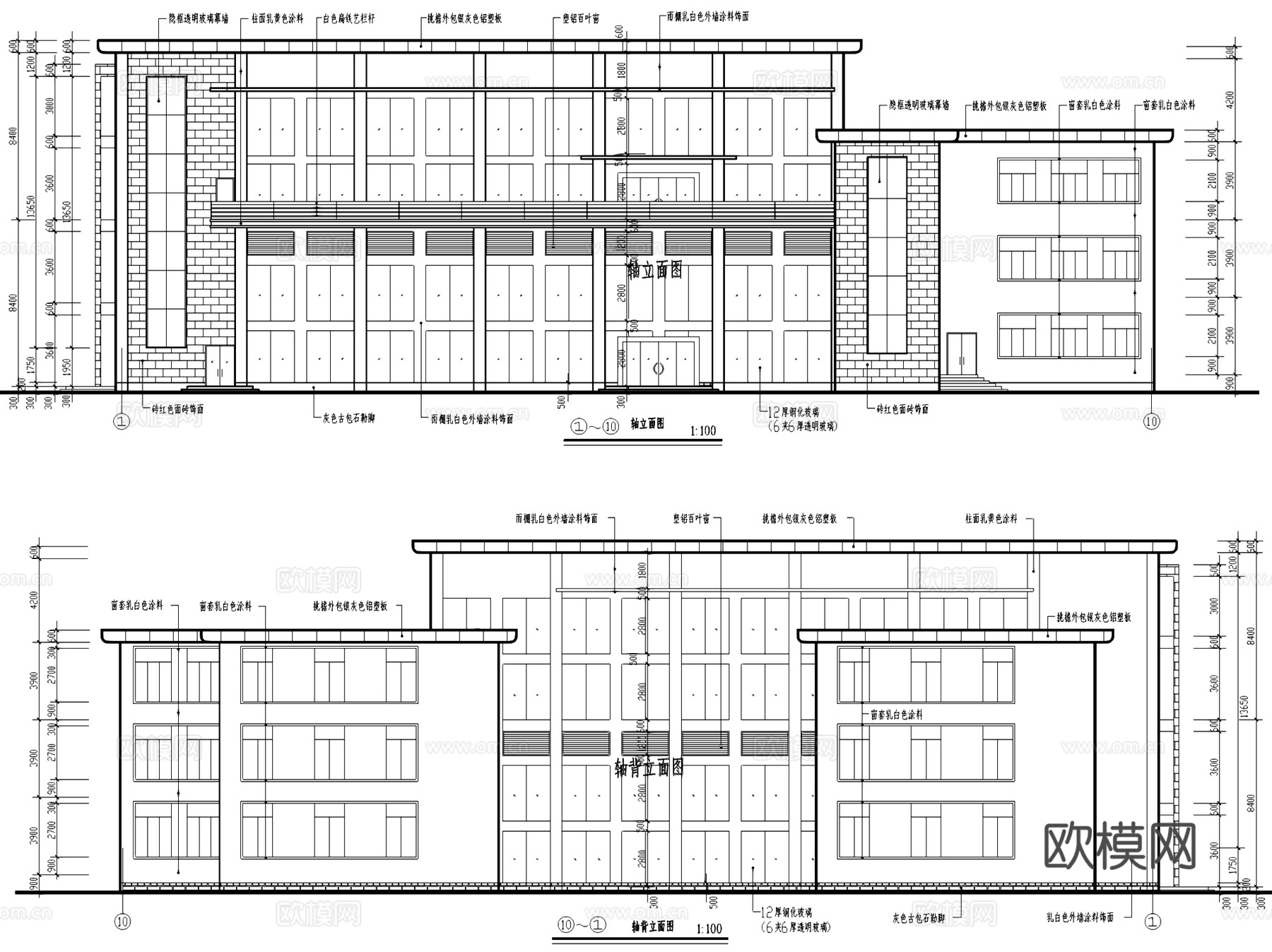 体育馆体育场运动中心建筑CAD施工图集 68套cad施工图