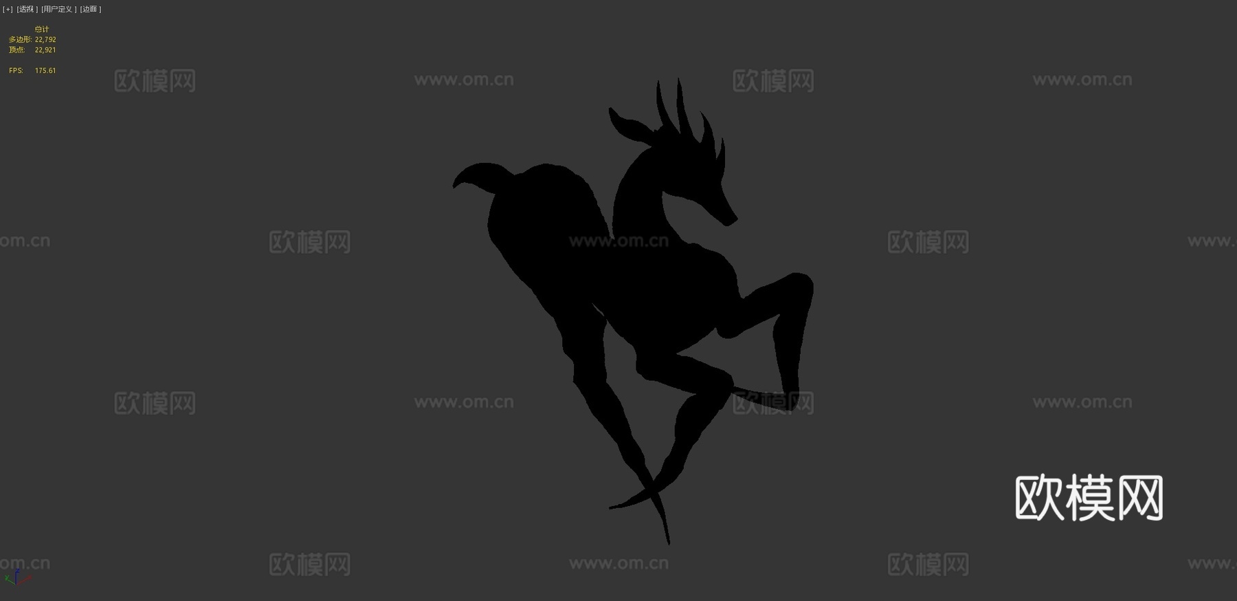 炽热鹿su模型