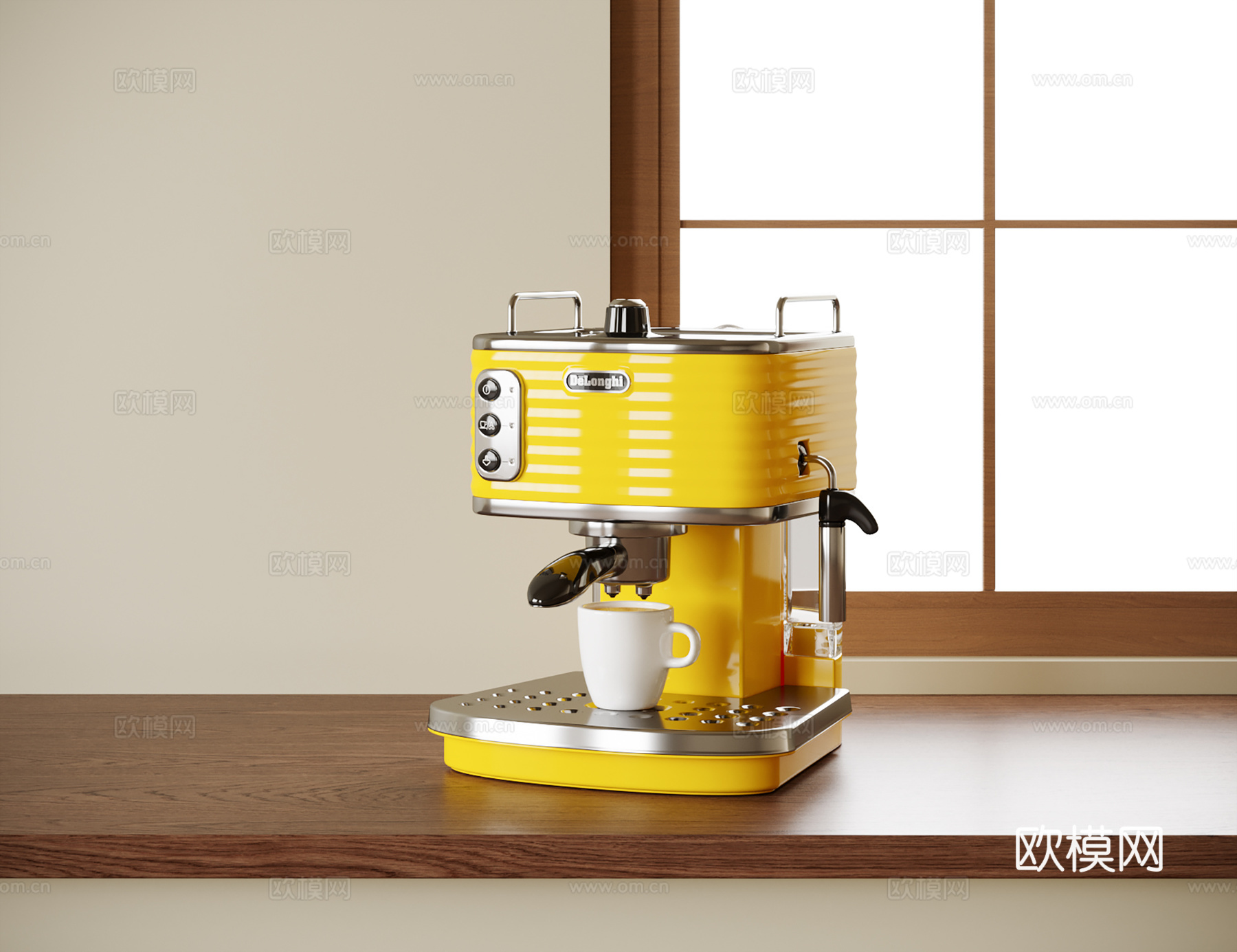 现代咖啡机 家用电器 厨房电器su模型