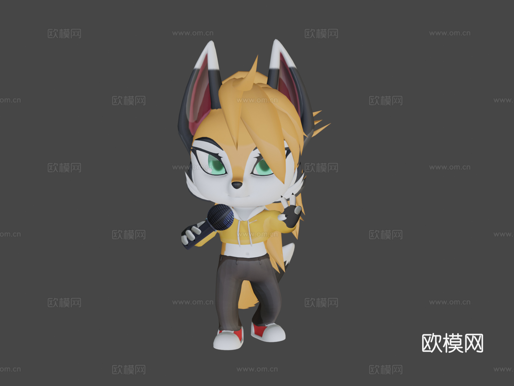 篝火Q版狐狸，VRChat（）su模型