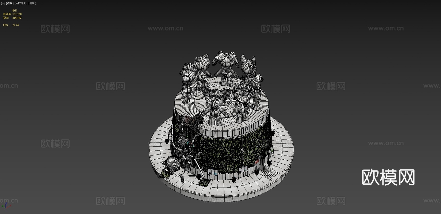 波比的游戏时间3穹顶中心su模型