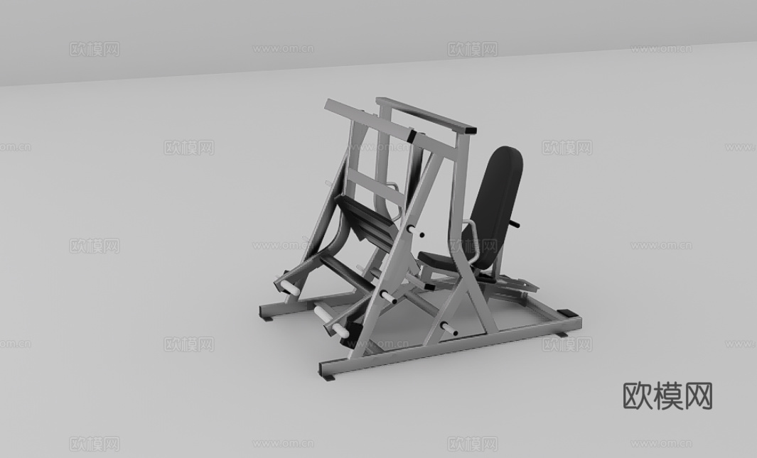 健身器材su模型