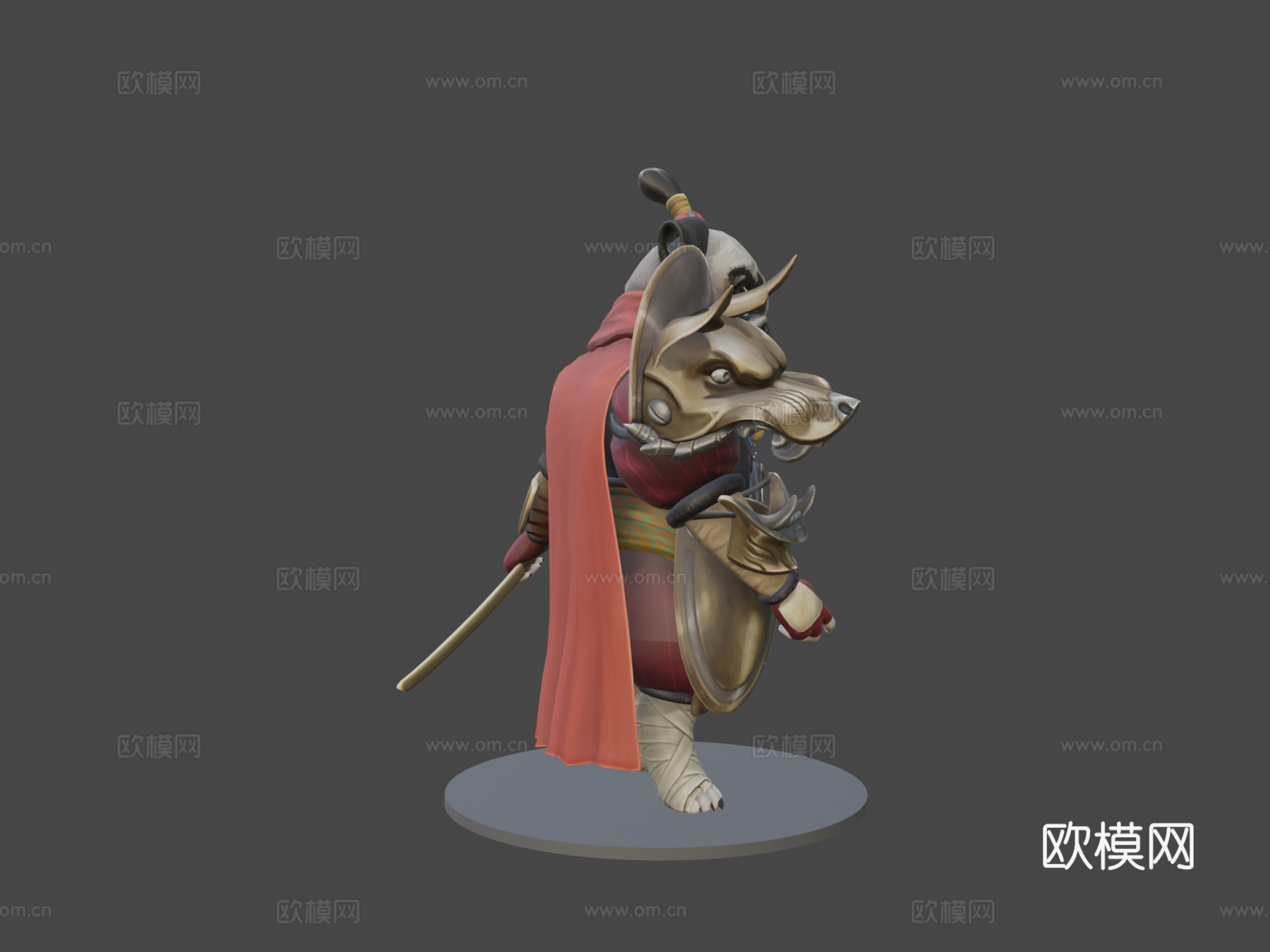 武士哈巴狗su模型