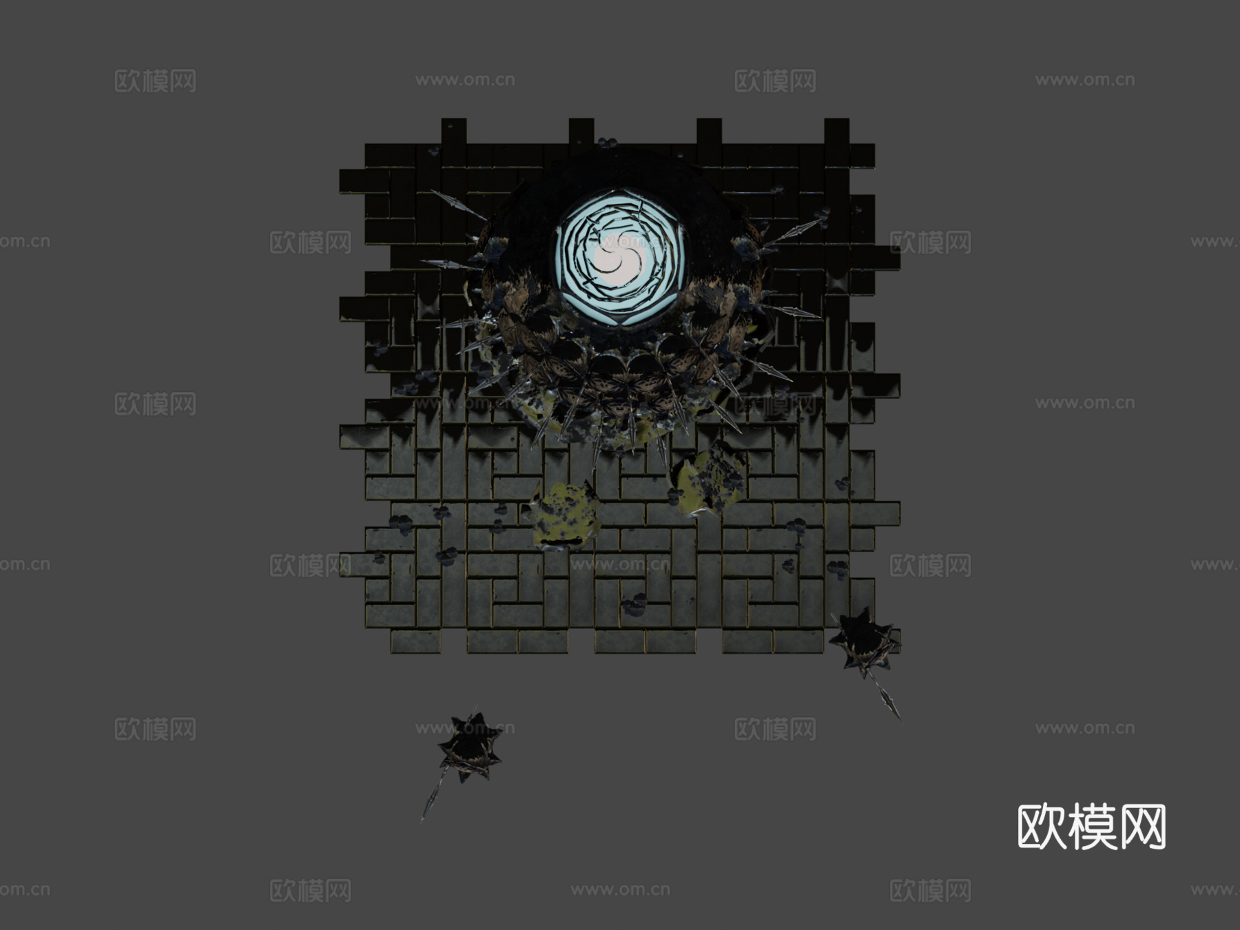 同人画-恶魔之魂-方阵兵su模型