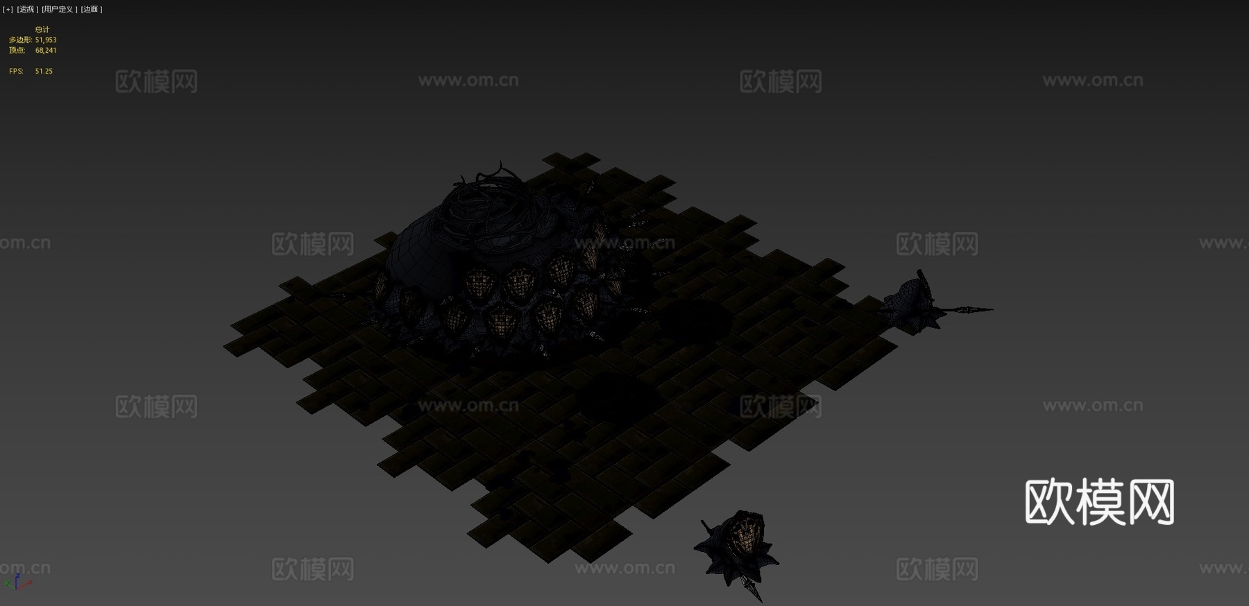 同人画-恶魔之魂-方阵兵su模型