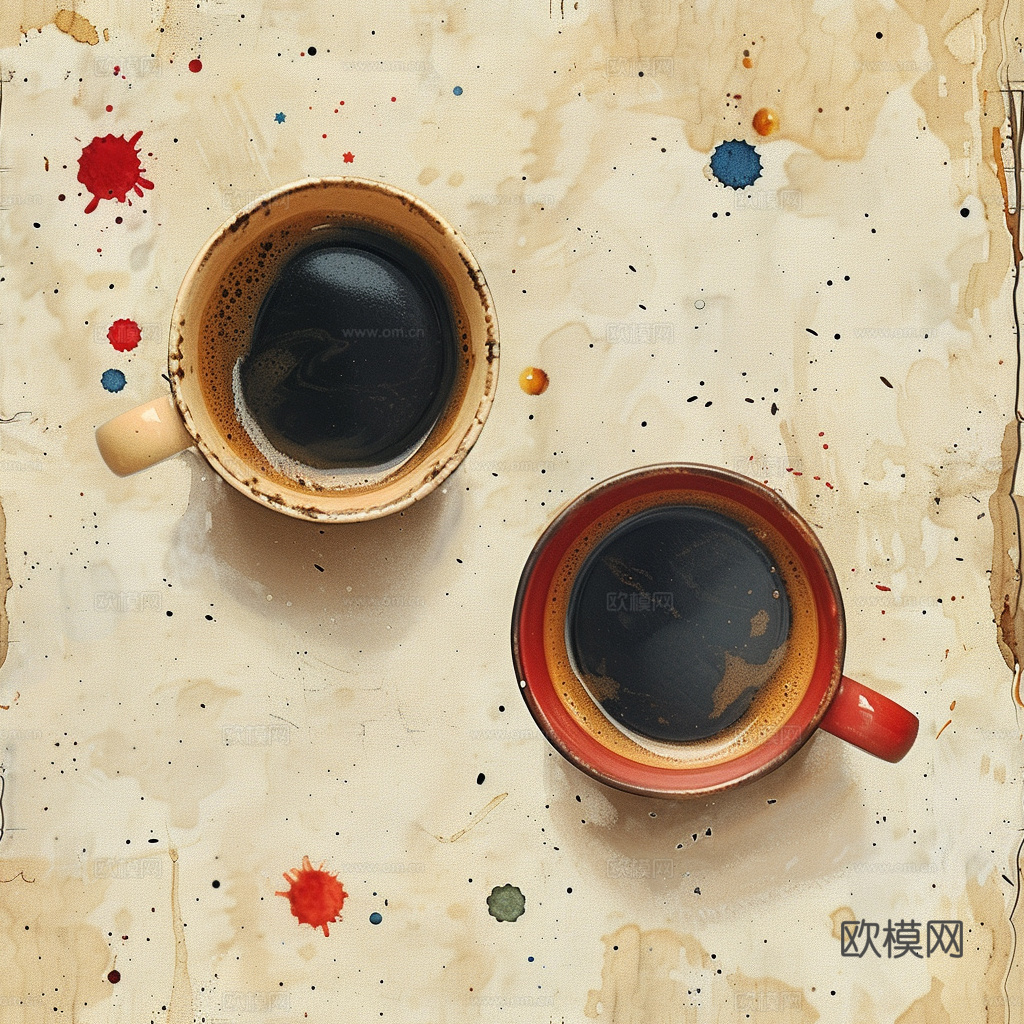 咖啡壁纸 花纹壁纸 卡通壁纸 壁纸