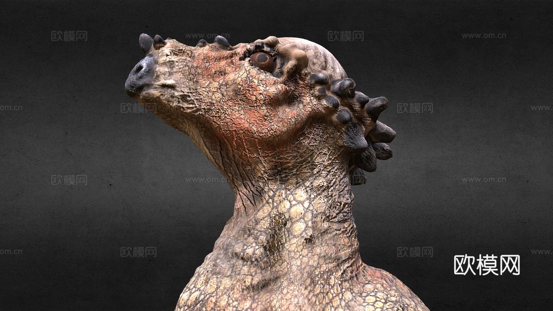 肿头龙_动画su模型