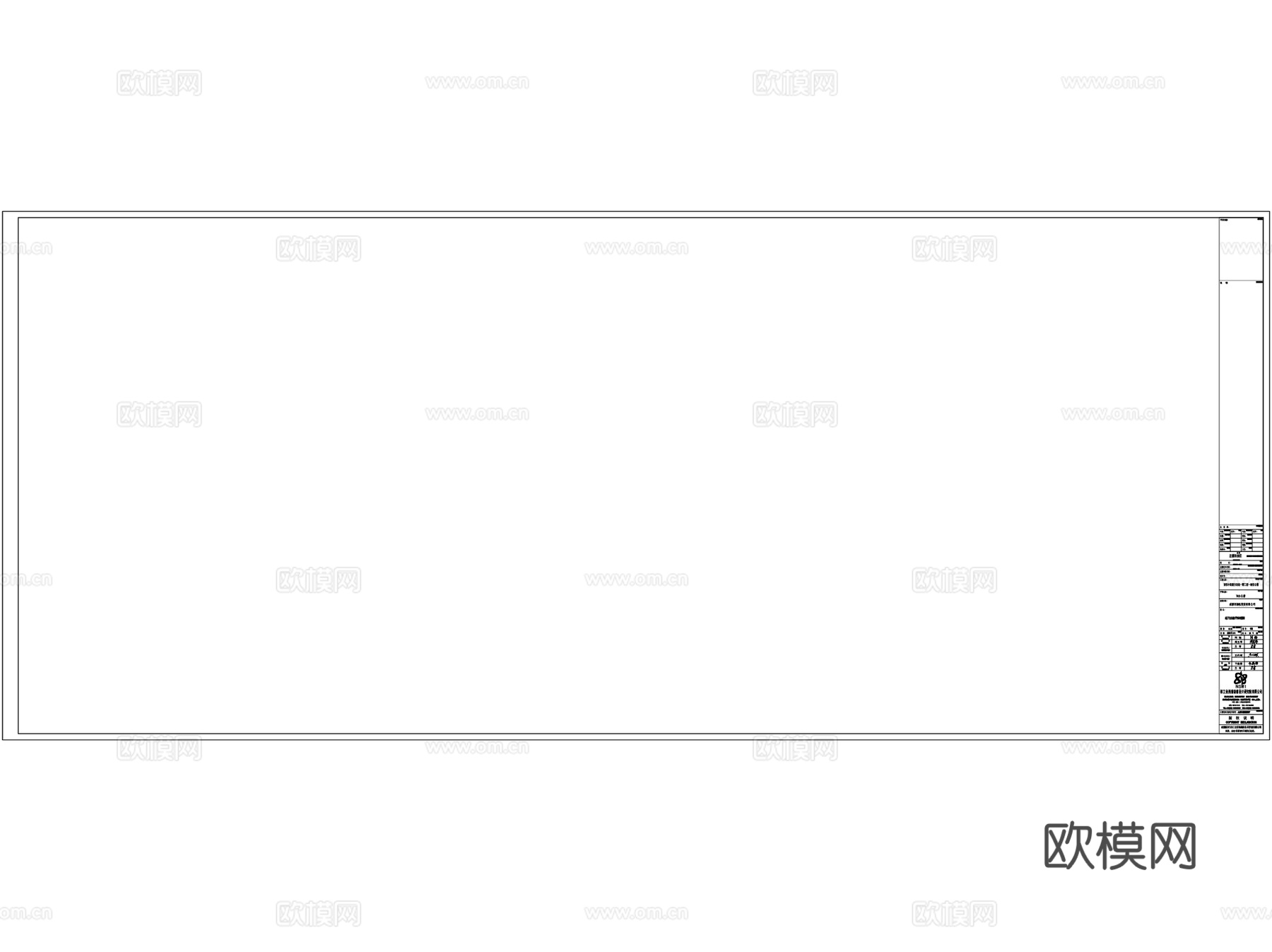 设计公司图框模板CAD施工图集 120套cad施工图
