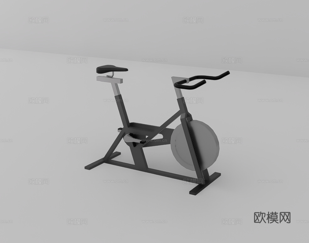 健身器材su模型下载（渲染图1）