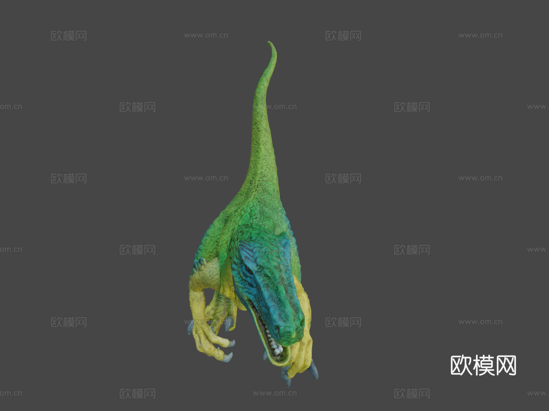 思乐恐龙14585伶盗龙-照片扫描su模型