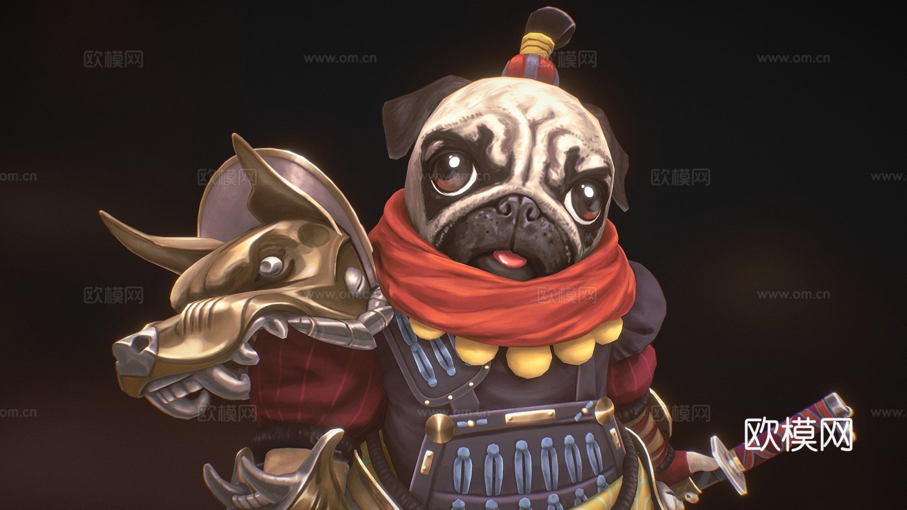 武士哈巴狗su模型