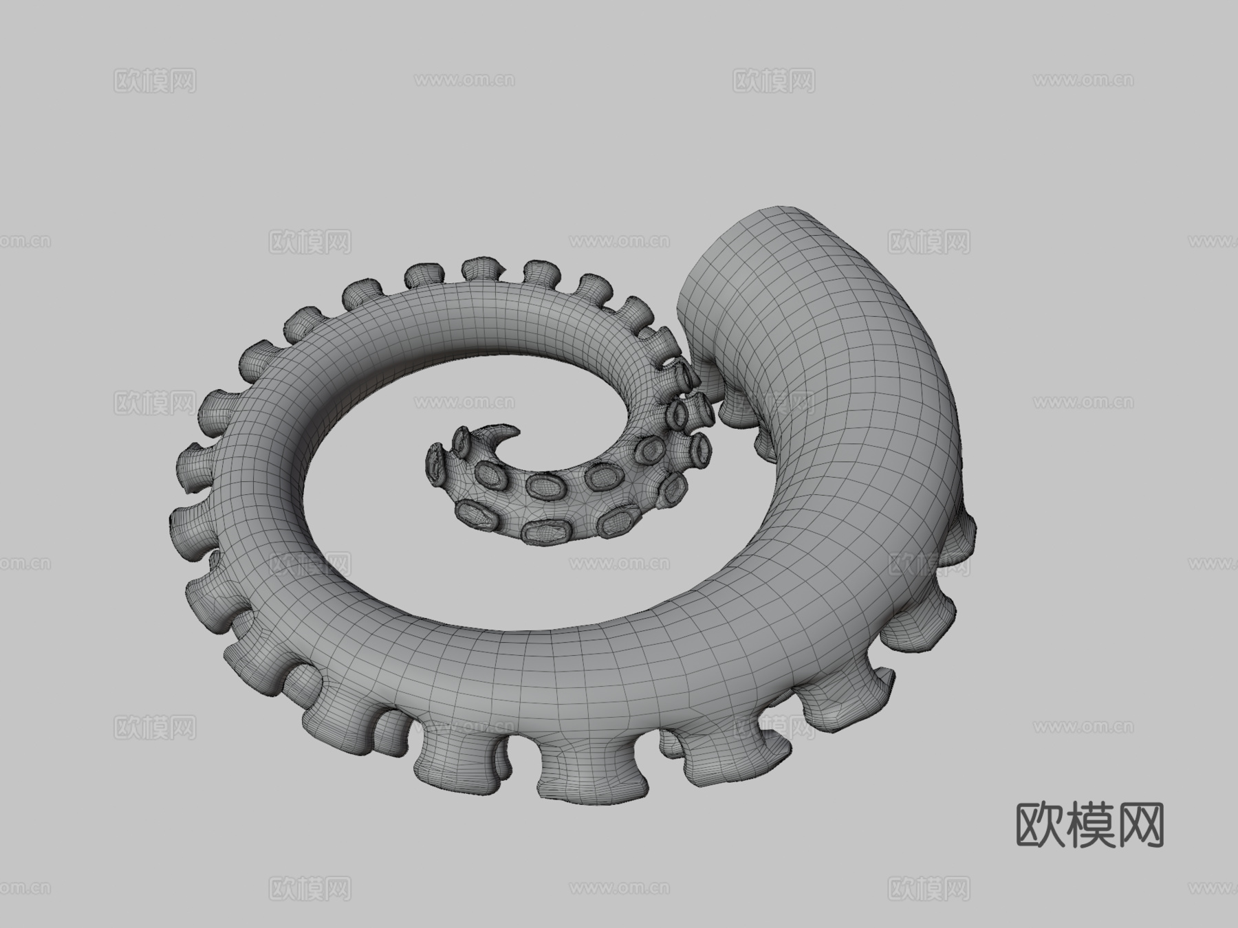 触手su模型下载（渲染图3）