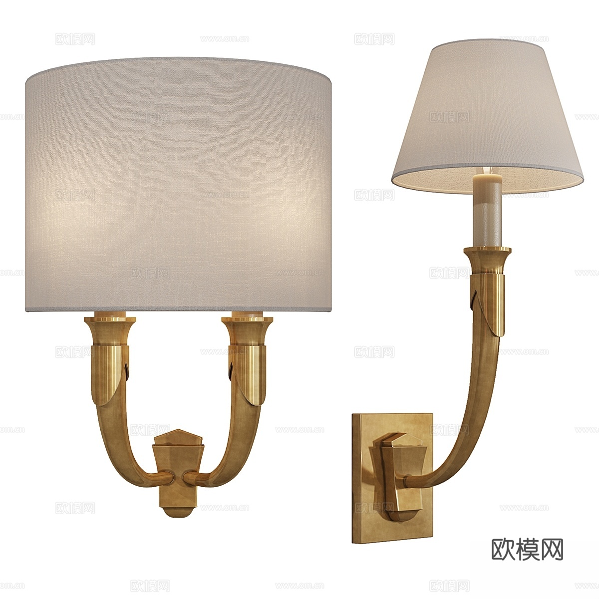 沃恩壁灯3d模型下载