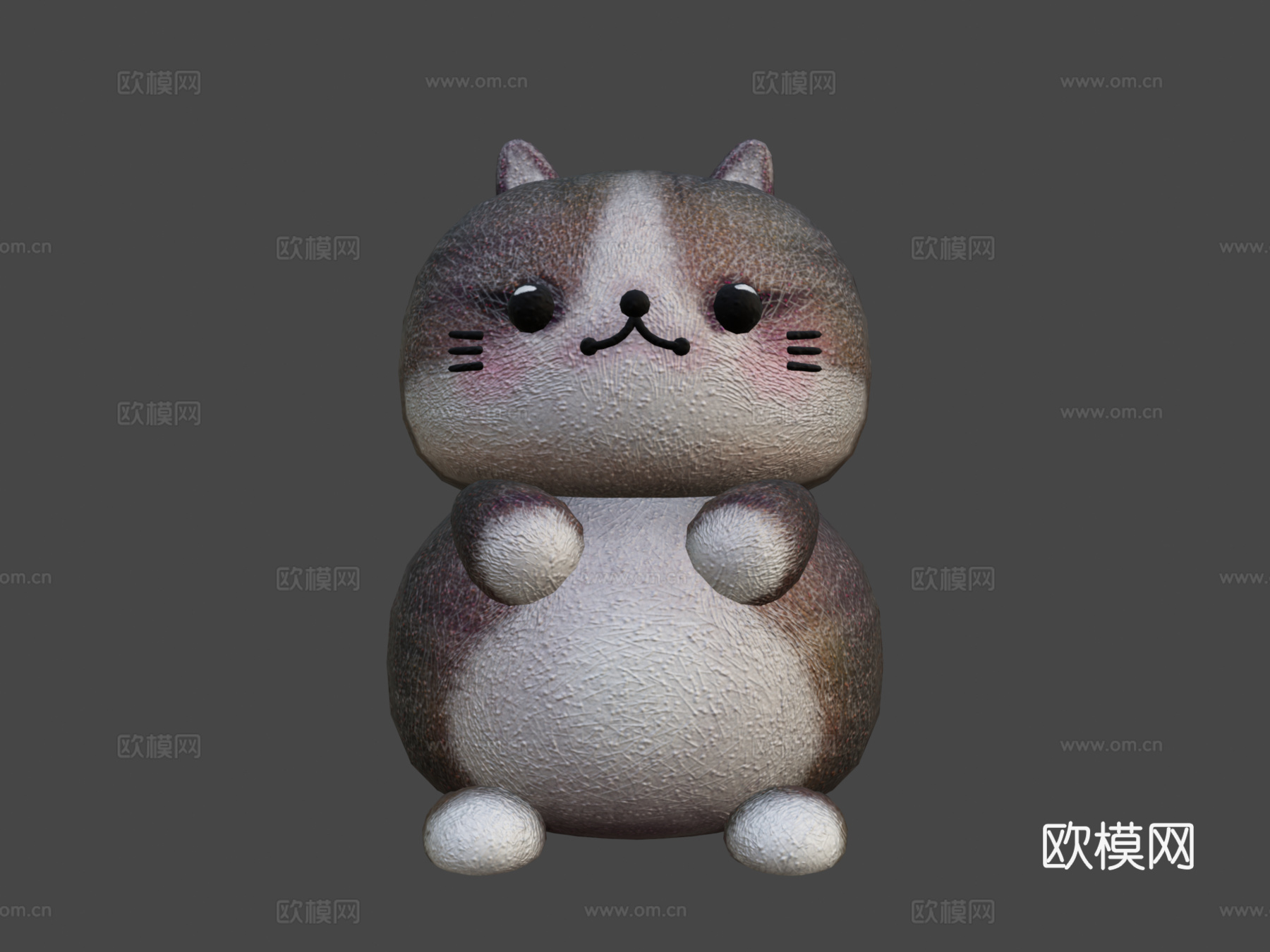 可爱胖猫su模型