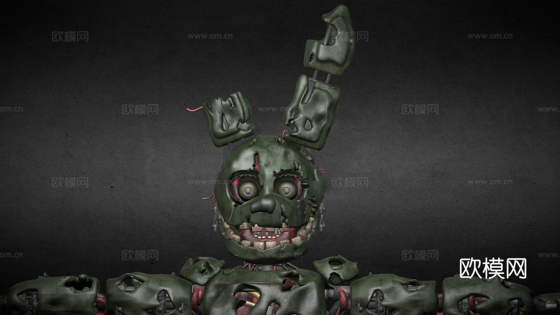 风格化弹簧陷阱-McLazyCraft-FNAFsu模型