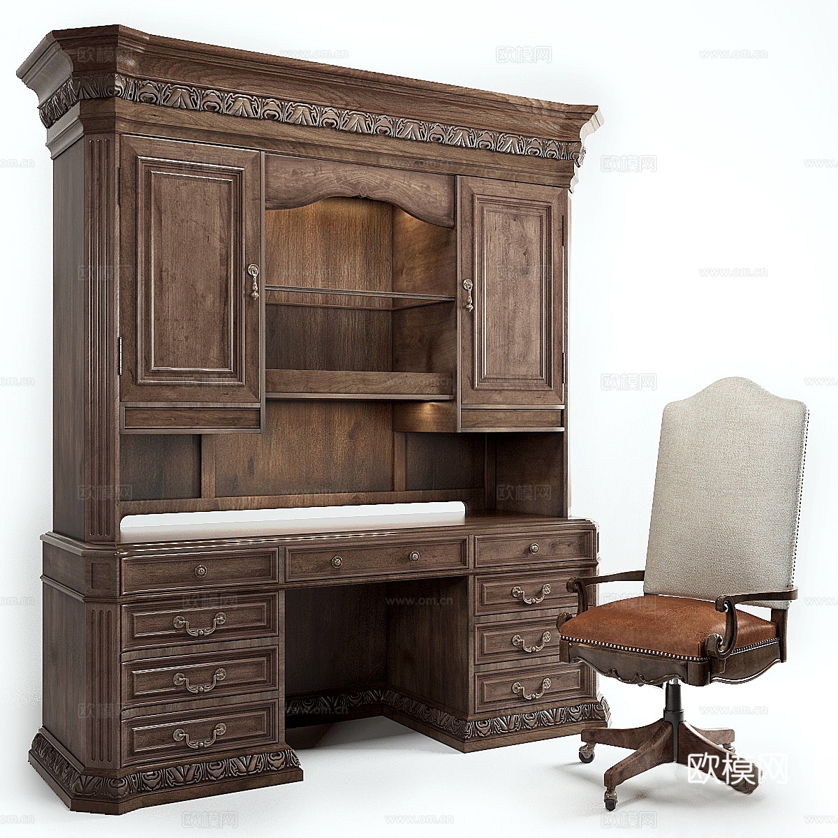 HOOKER狂想曲办公套装3d模型下载