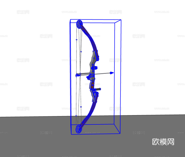 健身器材su模型