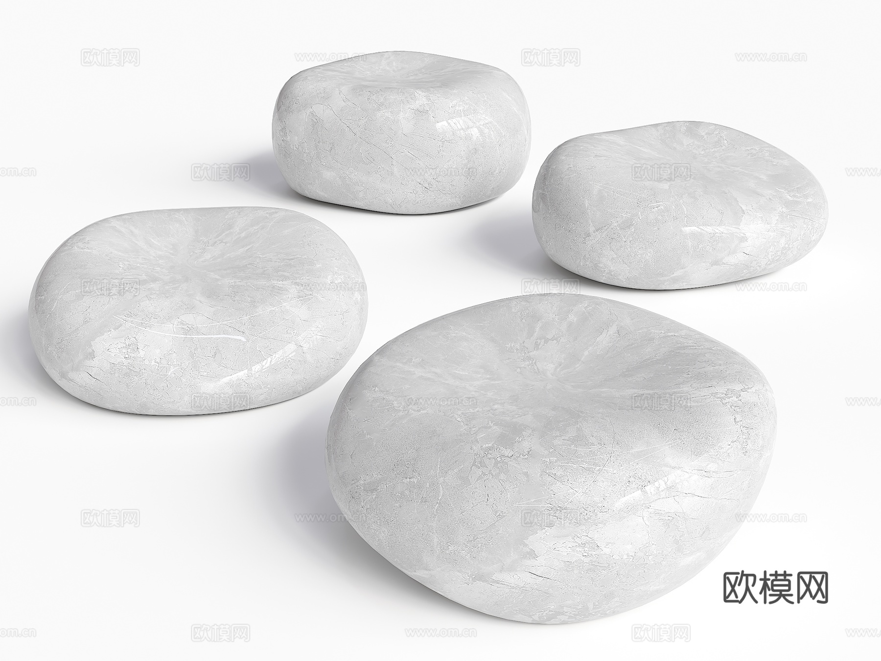 卵石座凳 现代卵石 休息座凳 景观卵石座凳 广场座凳 异形石su模型
