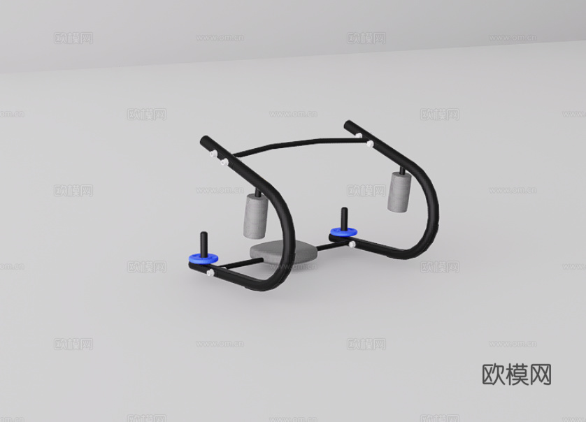 健身器材su模型