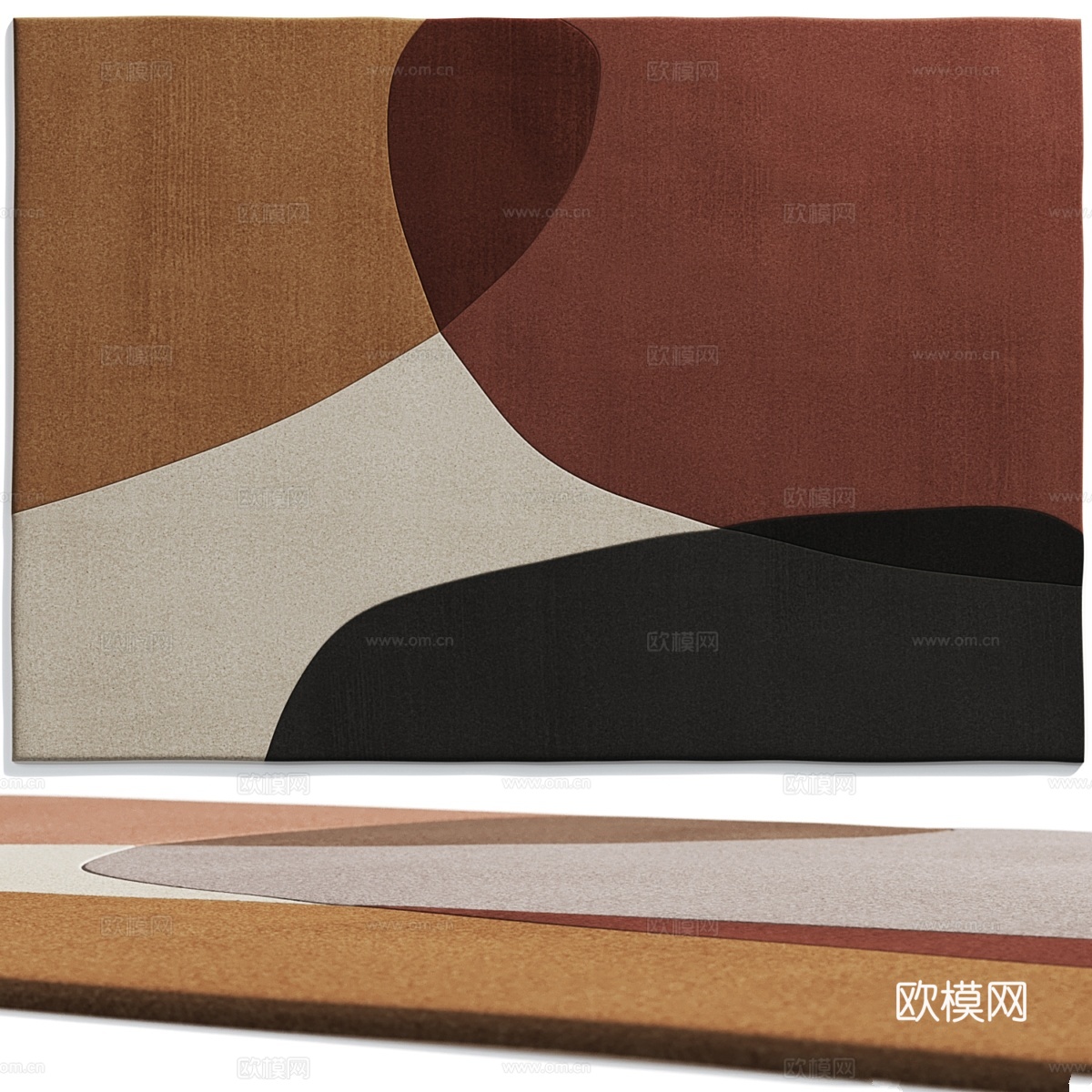 La Redoute Urbana 地毯3d模型下载