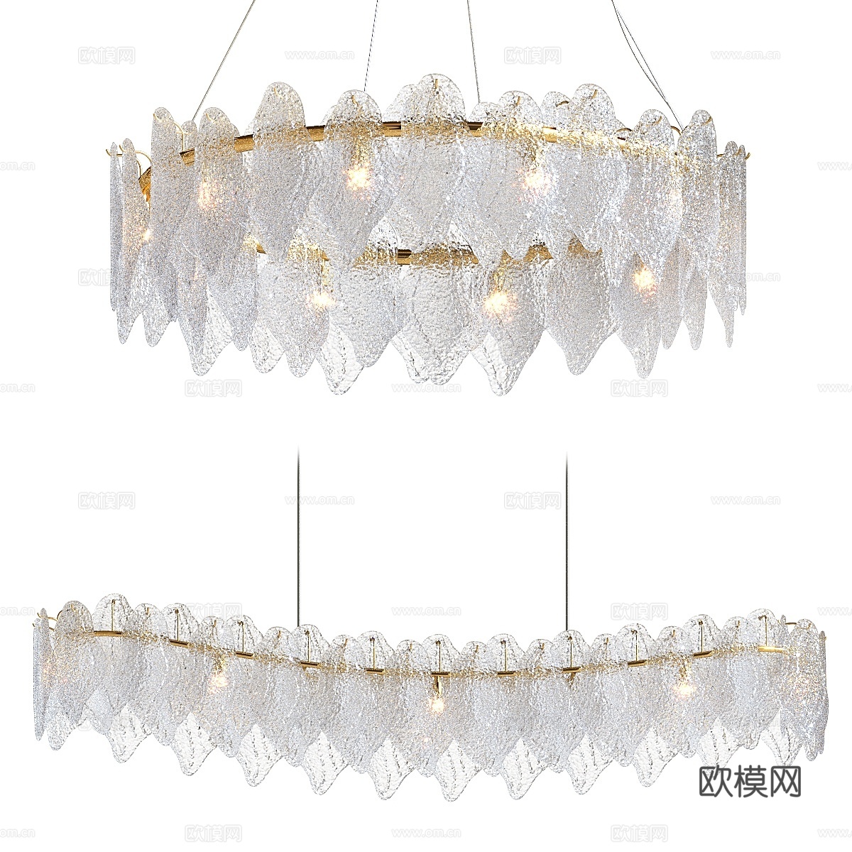 玛丽莎灯具吊灯3d模型下载