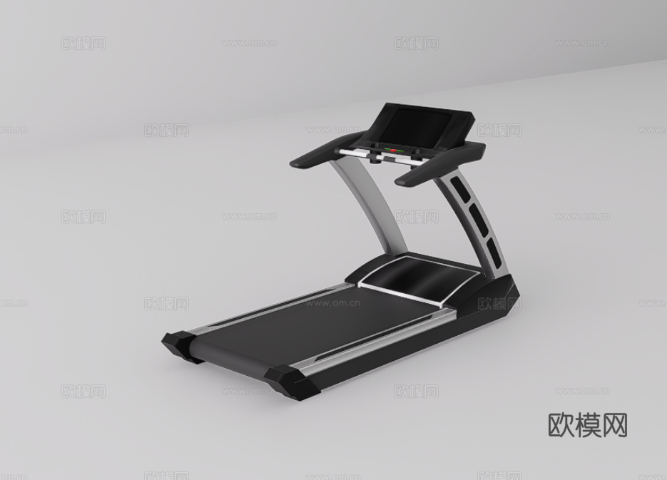 健身器材su模型下载（渲染图1）