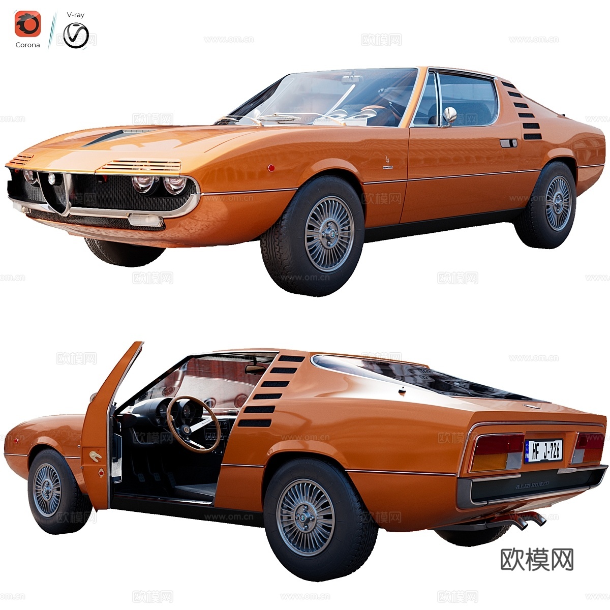 Alfa Romeo Montreal3d模型下载